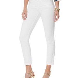 NJDY NWT SZ10 Sheri Slim Ankle Jeans In Petite optic white